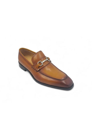 Carruci KS509-38 Leather Horse-Bit Loafer-AmbrogioShoes