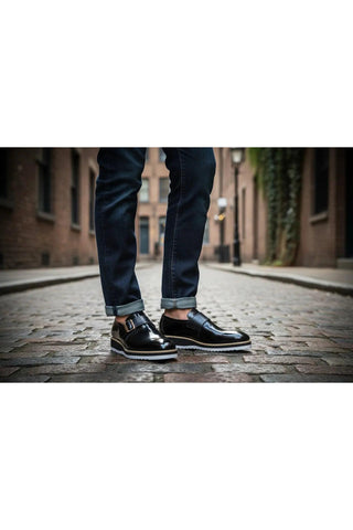 Carruci KS515-38P Patent Single Monk-Strap-AmbrogioShoes