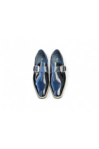 Carruci KS515-38P Patent Single Monk-Strap-AmbrogioShoes