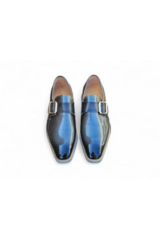Carruci KS515-38P Patent Single Monk-Strap-AmbrogioShoes