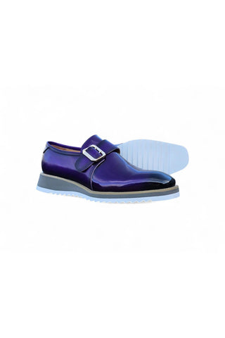 Carruci KS515-38P Patent Single Monk-Strap-AmbrogioShoes