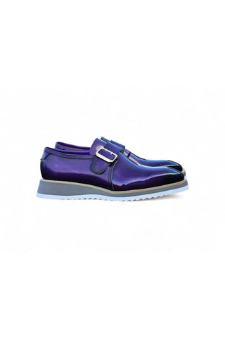 Carruci KS515-38P Patent Single Monk-Strap-AmbrogioShoes