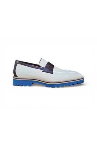 Carruci KS523-12 Fabric Loafer-AmbrogioShoes