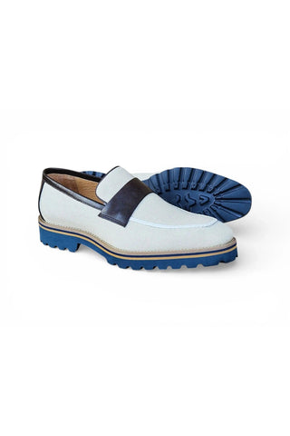 Carruci KS523-12 Fabric Loafer-AmbrogioShoes