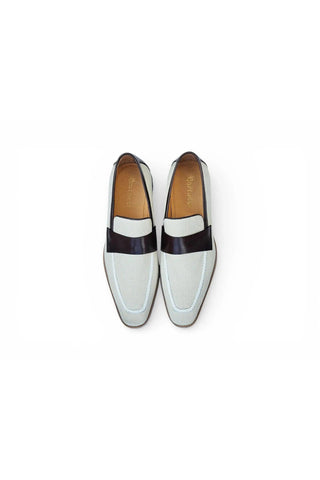 Carruci KS523-12 Fabric Loafer-AmbrogioShoes