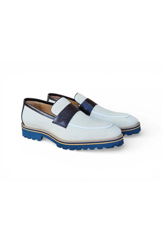 Carruci KS523-12 Fabric Loafer-AmbrogioShoes