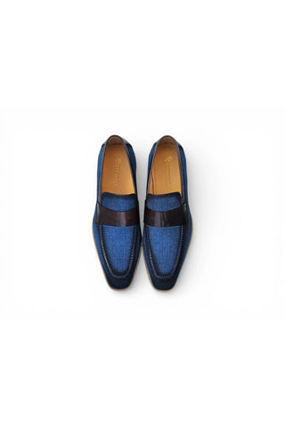 Carruci KS523-12 Fabric Loafer-AmbrogioShoes