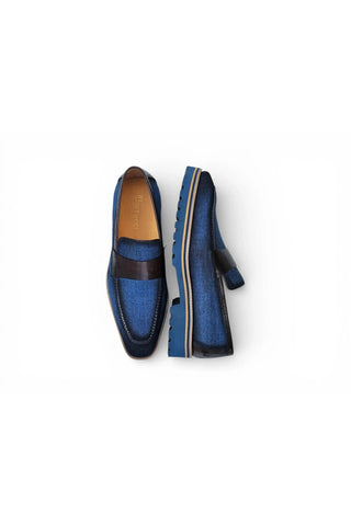Carruci KS523-12 Fabric Loafer-AmbrogioShoes