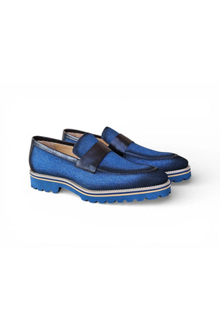 Carruci KS523-12 Fabric Loafer-AmbrogioShoes