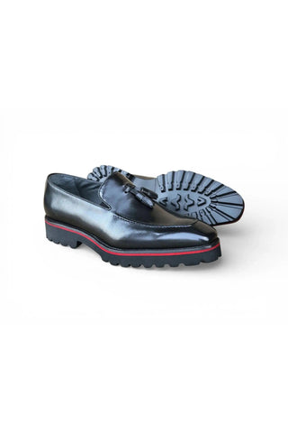Carruci KS523-15 Leather Tassel Loafer-AmbrogioShoes