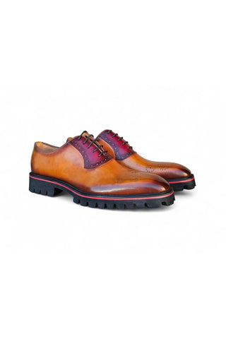Carruci KS557-15 Leather Oxford-AmbrogioShoes