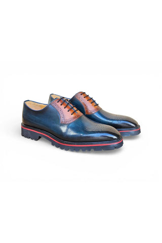 Carruci KS557-15 Leather Oxford-AmbrogioShoes