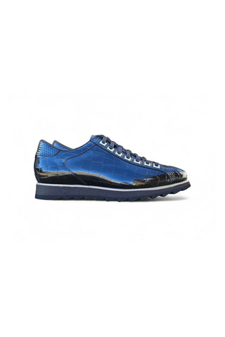 Carruci KS626-02 Embossed Leather Sneaker-AmbrogioShoes