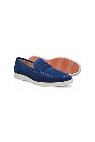 Carruci KS660-03S Suede Penny Loafer-AmbrogioShoes