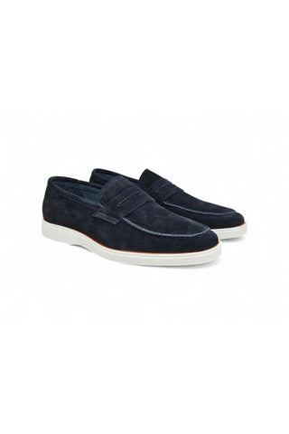 Carruci KS660-03S Suede Penny Loafer-AmbrogioShoes