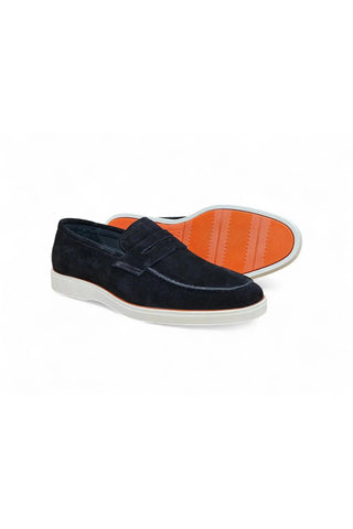 Carruci KS660-03S Suede Penny Loafer-AmbrogioShoes