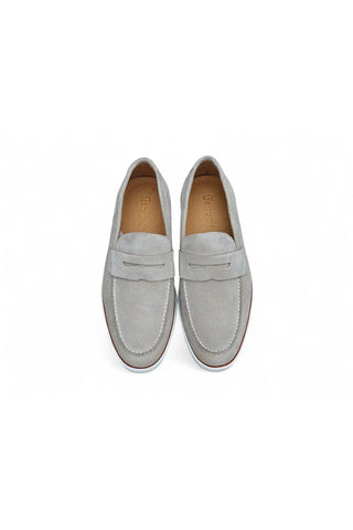 Carruci KS660-03S Suede Penny Loafer-AmbrogioShoes