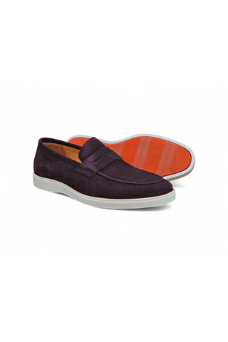 Carruci KS660-03S Suede Penny Loafer-AmbrogioShoes