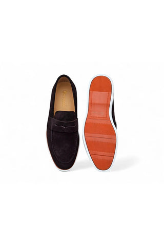 Carruci KS660-03S Suede Penny Loafer-AmbrogioShoes