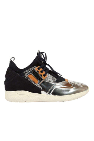Cesare Paciotti 4US Sp Silver Vacc Cuoio Silver Navy Sneakers (CPM5311)-AmbrogioShoes