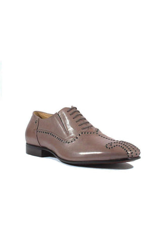 Cesare Paciotti Amazzonia Taupe Leather Oxfords (CPM2616)-AmbrogioShoes