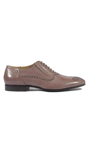 Cesare Paciotti Amazzonia Taupe Leather Oxfords (CPM2616)-AmbrogioShoes