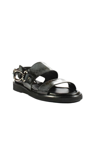 Cesare Paciotti Antique Fumo Glass Leather Gladiator Sandals (CPM2374)-AmbrogioShoes