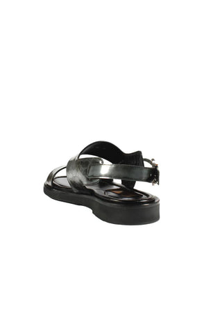 Cesare Paciotti Antique Fumo Glass Leather Gladiator Sandals (CPM2374)