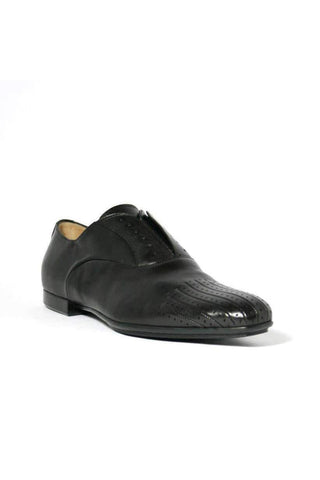 Cesare Paciotti Baby Horse Black Leather Loafers (CPM2314)-AmbrogioShoes