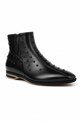 Cesare Paciotti Baby Lux Black Leather Boots (CPM2408)