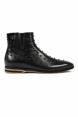 Cesare Paciotti Baby Lux Black Leather Boots (CPM2408)