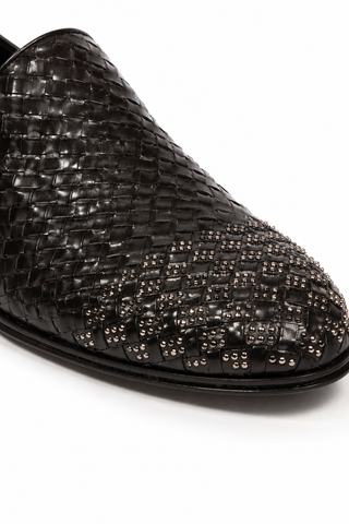 Cesare Paciotti Baby Lux Black Loafers (CPM5139)-AmbrogioShoes