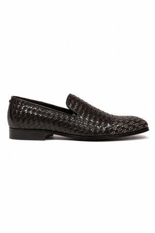 Cesare Paciotti Baby Lux Black Loafers (CPM5139)-AmbrogioShoes