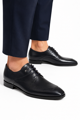 Cesare Paciotti Baby Lux Navy Oxfords (CPM5008)-AmbrogioShoes