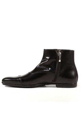 Cesare Paciotti Baio Black Leather Boots (CPM3108)-AmbrogioShoes