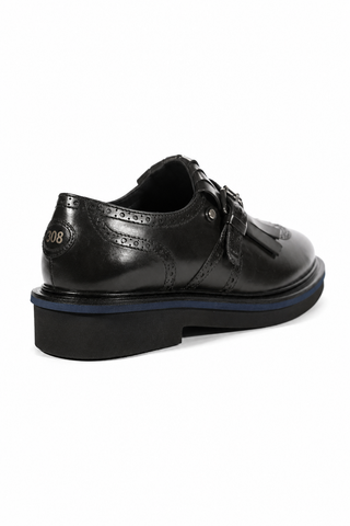 Cesare Paciotti Buckhold Loafers Foam Age Black 308 Madison (CPM5412)-AmbrogioShoes