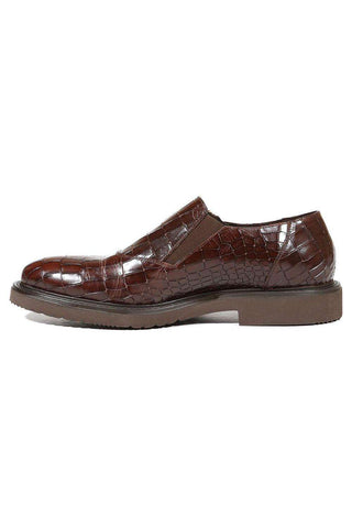 Cesare Paciotti Cocco Lux T Moro Rete Brown Loafers (CPM5001)-AmbrogioShoes