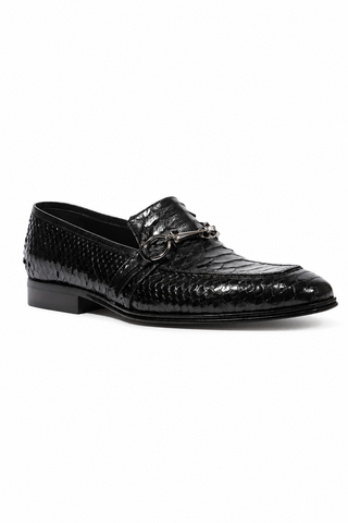 Cesare Paciotti Curtus Black Leather Loafers (CPM5332)-AmbrogioShoes