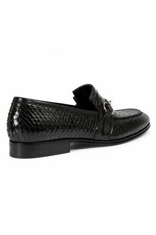 Cesare Paciotti Curtus Black Leather Loafers (CPM5332)-AmbrogioShoes