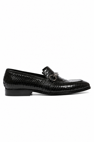 Cesare Paciotti Curtus Black Leather Loafers (CPM5332)-AmbrogioShoes