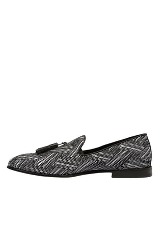 Cesare Paciotti Glam Black Silver Moccassins (CPM5355)-AmbrogioShoes