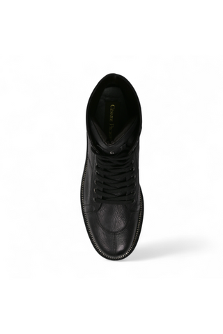 Cesare Paciotti Hippie Black Leather Boots (CPM3075)-AmbrogioShoes