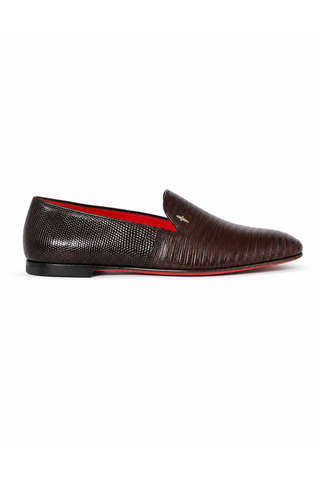 Cesare Paciotti Lizard Fondente Loafer CPM2336 side profile