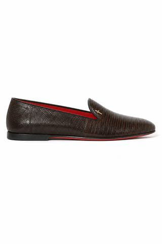 Cesare Paciotti Lizard Fondente Loafer