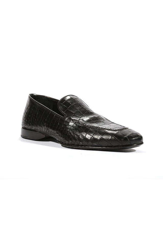 Cesare Paciotti Loafers Croc Embossed Cocco Lux Black PK (CPM5448)