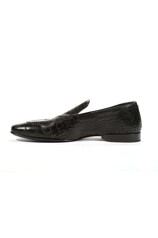 Cesare Paciotti Loafers Croc Embossed Cocco Lux Black PK (CPM5448)