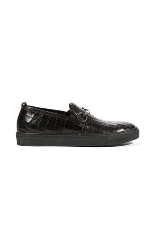 Cesare Paciotti Loafers Croc Embossed/Cocco Lux Black SP (CPM5479)