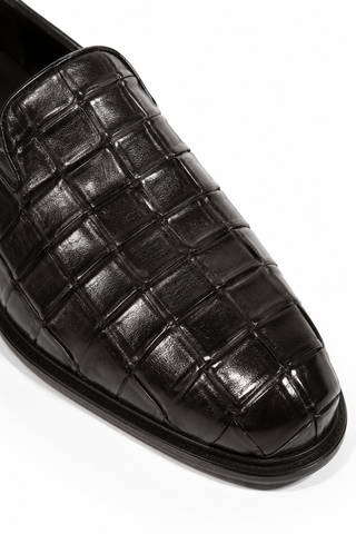Cesare Paciotti Loafers Nappa Plisse Black (CPM5446)-AmbrogioShoes