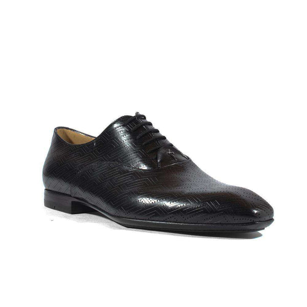 Cesare Paciotti Luxury Italian Italian Mens Shoes Magic Baby Eco Black Leather Oxfords (CPM2631)-AmbrogioShoes