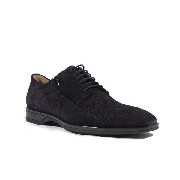 Cesare Paciotti Luxury Italian Italian Mens Shoes Vit Camoscio Navy Suede Oxfords (CPM2635)-AmbrogioShoes